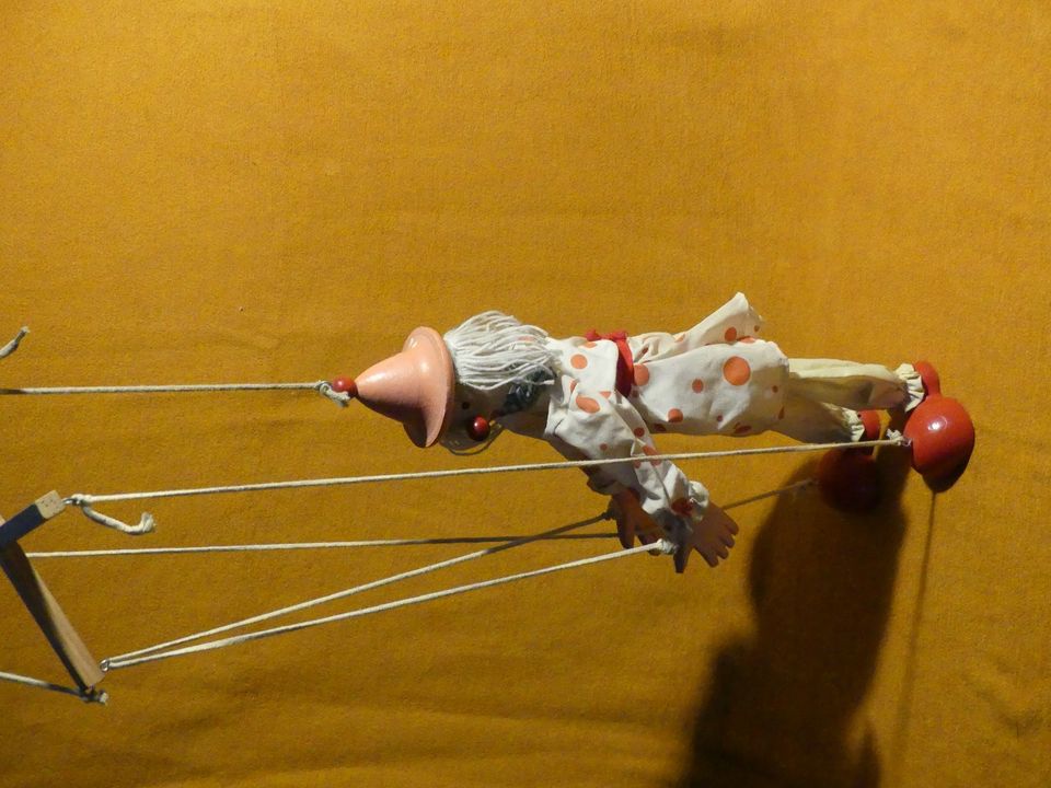 Deko-Clown-Marionette in Weikersheim