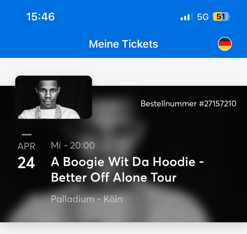 HEUTE A boogie with a Hoodie Konzert in Blomberg