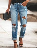 Boyfriend Jeans von Amisu mit Rissen – Größe 28 Frankfurt am Main - Kalbach-Riedberg Vorschau