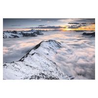 Wandposter Fototapete Vlies Blick über Wolken und Berge Nordrhein-Westfalen - Mechernich Vorschau