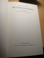 Buch 049: "Mysterium Mortis" von Ladislaus Boros Frankfurt am Main - Sachsenhausen Vorschau