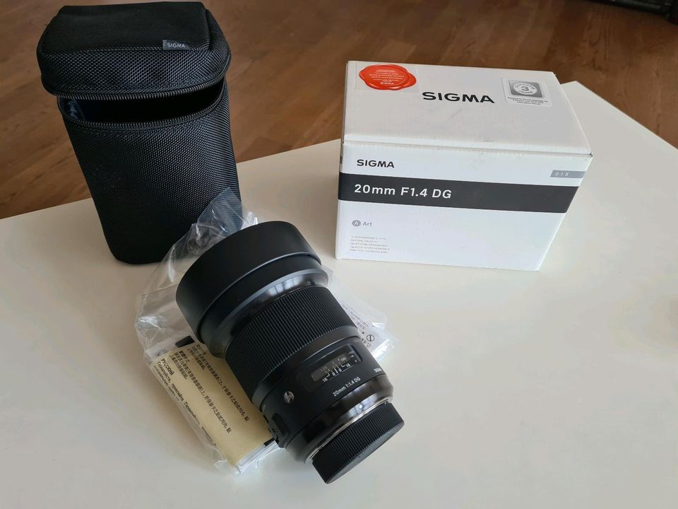 Sigma 20mm F1,4 DG HSM Art Objektiv für Nikon F-Bajonett in Meerbusch