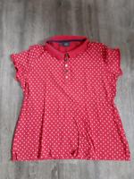 Shirt Poloshirt Maritim rot weiße Punkte Polka Dot XL 44 Niedersachsen - Weener Vorschau