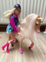 Barbie Pferd mit Jockey Baden-Württemberg - Waghäusel Vorschau
