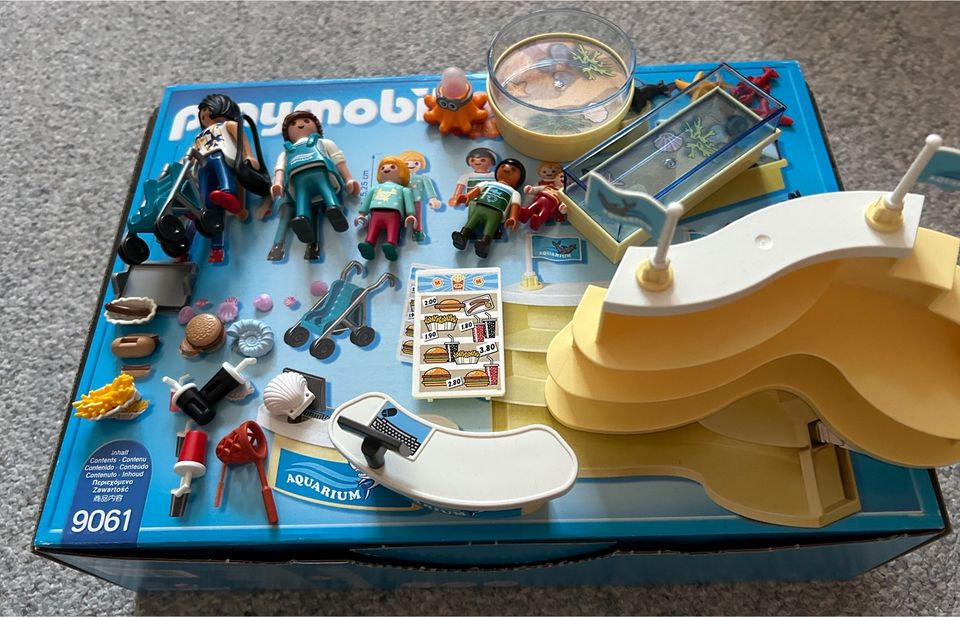 PLAYMOBIL Meeresaquarium 9060 + 12 Zusatzsets Shop Tiere Becken in Dortmund