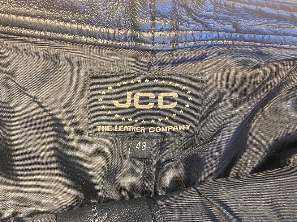 Hochwertige Lederhose von JCC, Lederjeans in Glattleder in Berlin