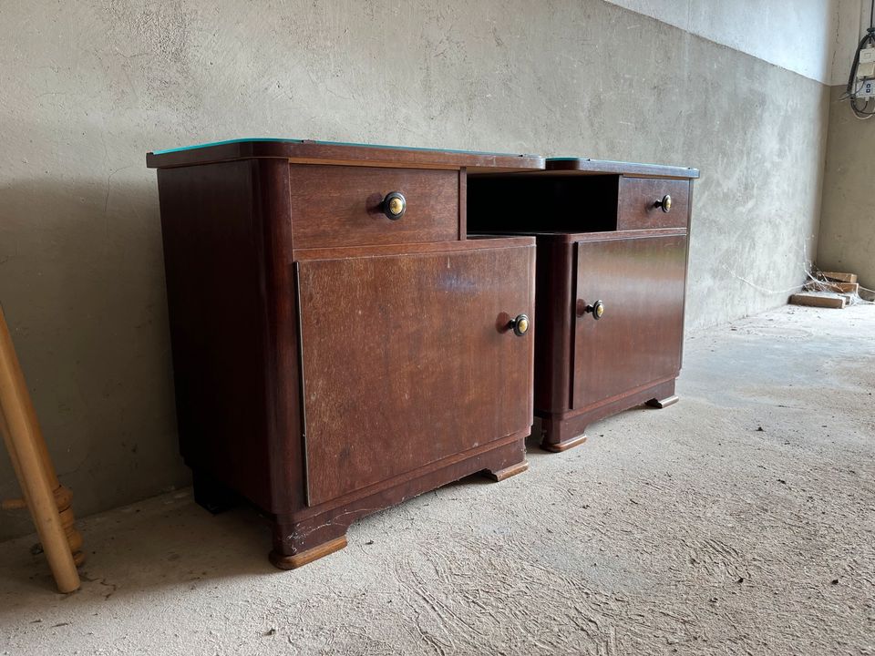 Schlafzimmer Möbel 50er 60er DDR Vintage Ostalgie Nostalgie in Trusetal