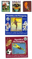 Paraguay - Fußball-WM 1974, Mi-Nr. 2532-2534 und 2 Blöcke, kompl. Berlin - Reinickendorf Vorschau