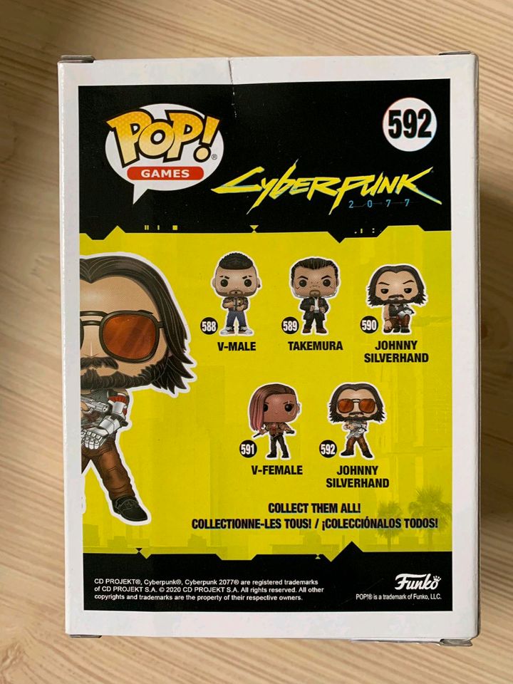 Neu OVP Funko Pop Games Jonny Silverhand 592 Cyberpunk 2077 in Schiffdorf