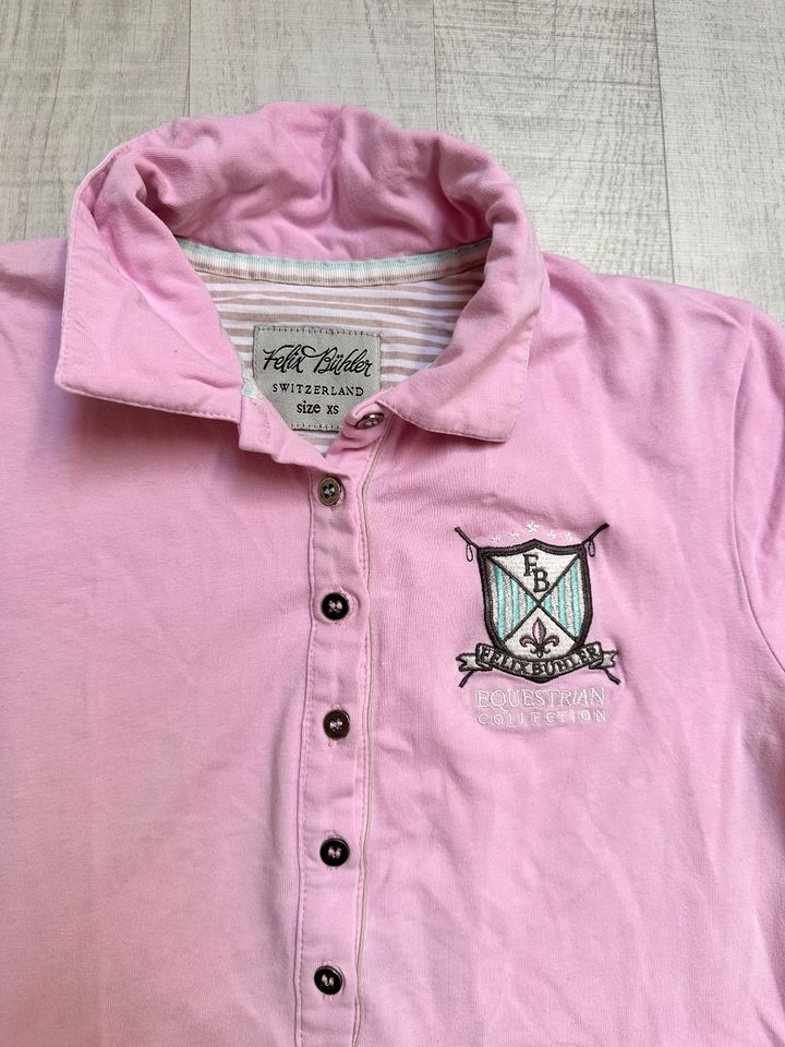 Felix Bühler Poloshirt, Polo Shirt, rosa, Gr. XS in Wangerland