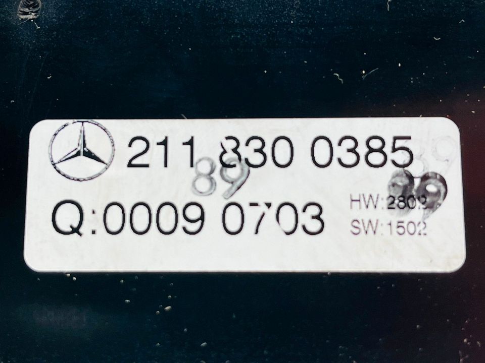 Mercedes Benz W211 Klimabedienteil Heizung Lüftung 2118300385 in Bad Doberan
