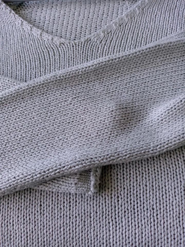 Strickpullover Grau M in Pasewalk