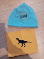 ☀️ handmade Jungen Mütze Loop Dino 92 Nordrhein-Westfalen - Enger Vorschau