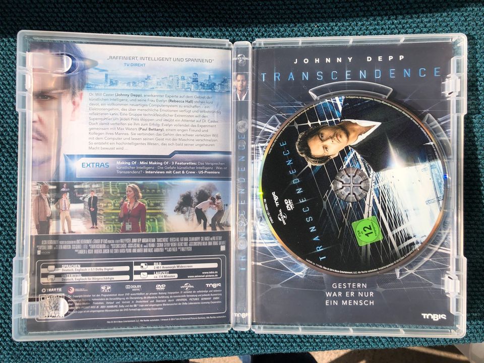 DVD Johnny Depp Transcendence 2014 in Kassel