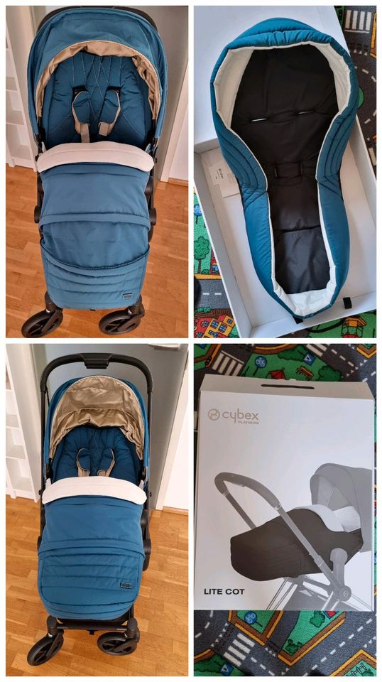 Cybex Platinum Kinderwagen Komplett-Set Mountain Blue in Großräschen