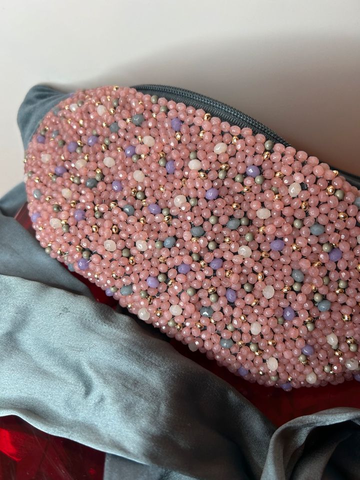 Gürteltasche blau mit Perlen rosa von Lollipops Paris neu Tasche in Hannover