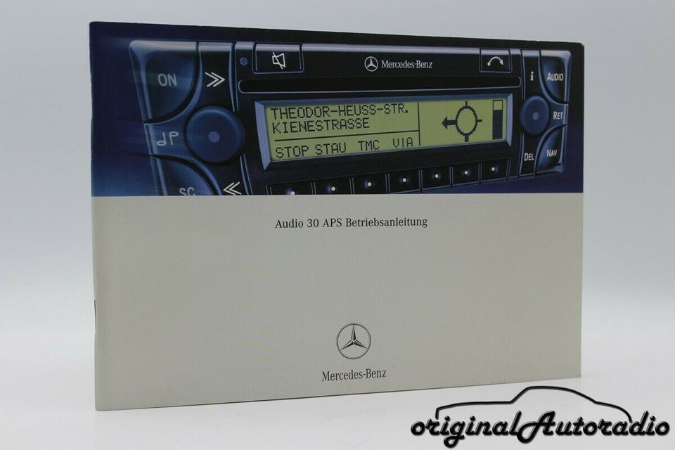 Mercedes Audio 30 APS Betriebsanleitung Bedienungsanleitung APS30 in Gütersloh