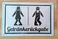 Geprägtes Blechschild Toiletten WC Schild lustiger Spruch #1095 Bielefeld - Bielefeld (Innenstadt) Vorschau