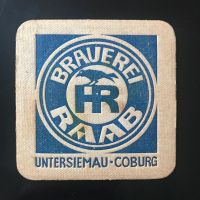 1 Vintage Bierdeckel Brauerei Raab Untersiemau / Creidlitz Bayern - Coburg Vorschau