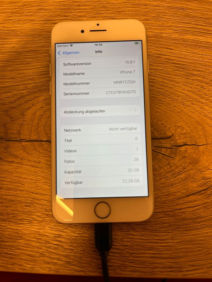 iPhone 7 32GB Silber weiß, sehr guter Zustand in Alteglofsheim