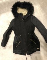 Schwarze Winter Jacke mit Kunstpelzkragen von Only Größe S Brandenburg - Blankenfelde-Mahlow Vorschau