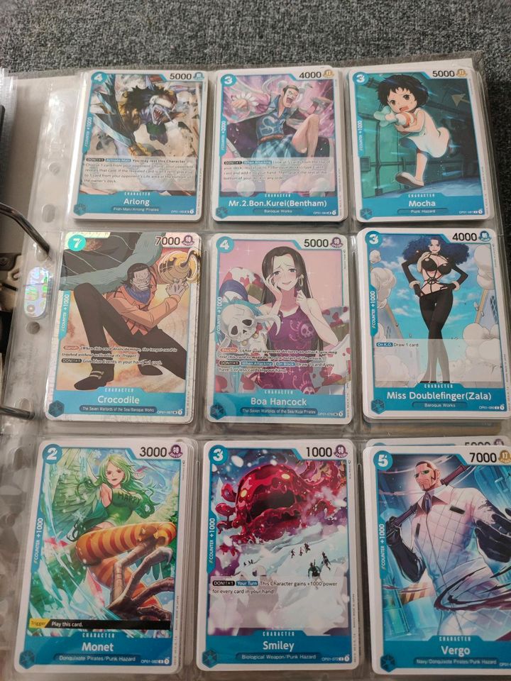 One Piece TCG Blaue Karten BESCHREIBUNG LESEN in Neuss