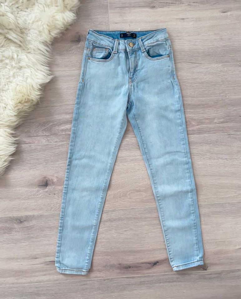 Mng mango jeans hose jeanshose röhrenjeans skinny denim 140 in Sarstedt