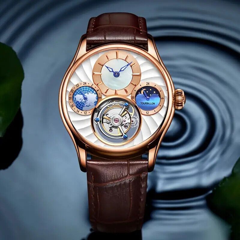 Aesop Tourbillon Herrenuhr: Präzision, Eleganz & Mondphasenanzeig in Hünfeld