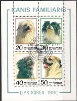 Kleinblock Korea 1990 Hunde MiNr. 3078-3081 Nordrhein-Westfalen - Euskirchen Vorschau