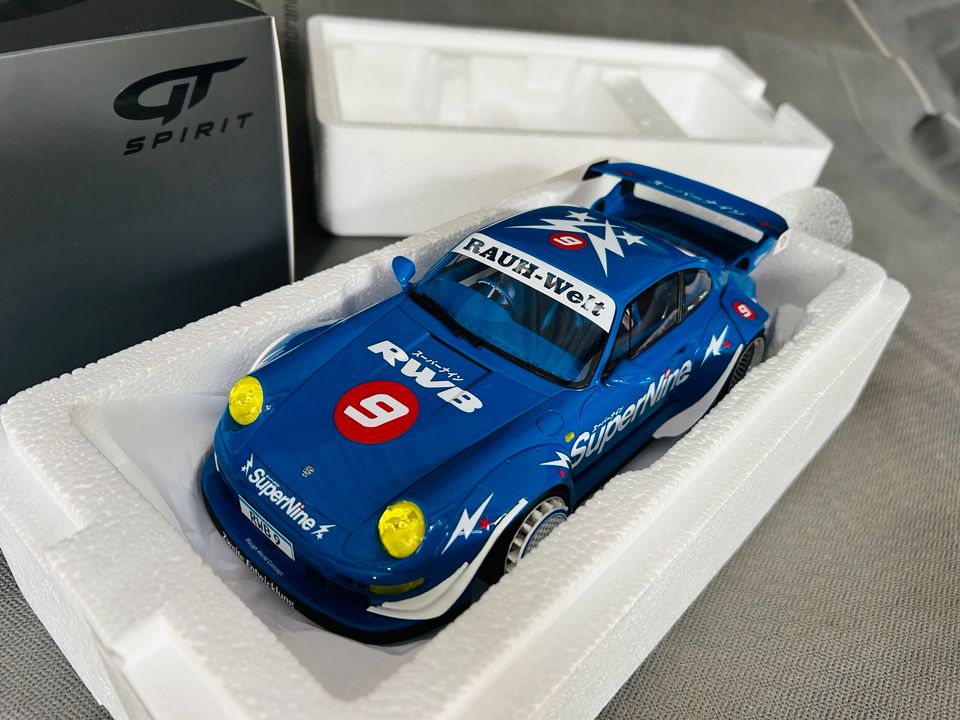 Porsche 911 RWB Hongkong JY Supernine GTspirit 1:18 lim GT316 neu in Tangstedt 