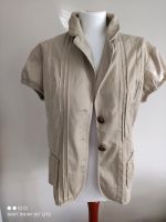 *Bandolin*Kurzarm Jacke Bluse Khaki Beige CottonGr.14(42) Nordrhein-Westfalen - Hagen Vorschau