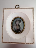 Miniaturbild "Mme. Elisabeth a La Jardiniere", 9 cm x 10 cm Nordrhein-Westfalen - Minden Vorschau