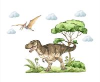 Neues Wandtattoo original verpackt Dinosaurier Tyrannosaurus Bayern - Kirchhaslach Vorschau