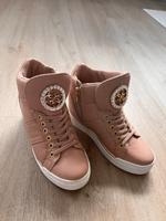 Stiefelette / Plateauschuh / Sneaker mit Plateauabsatz Gr. 35 Nordrhein-Westfalen - Gummersbach Vorschau
