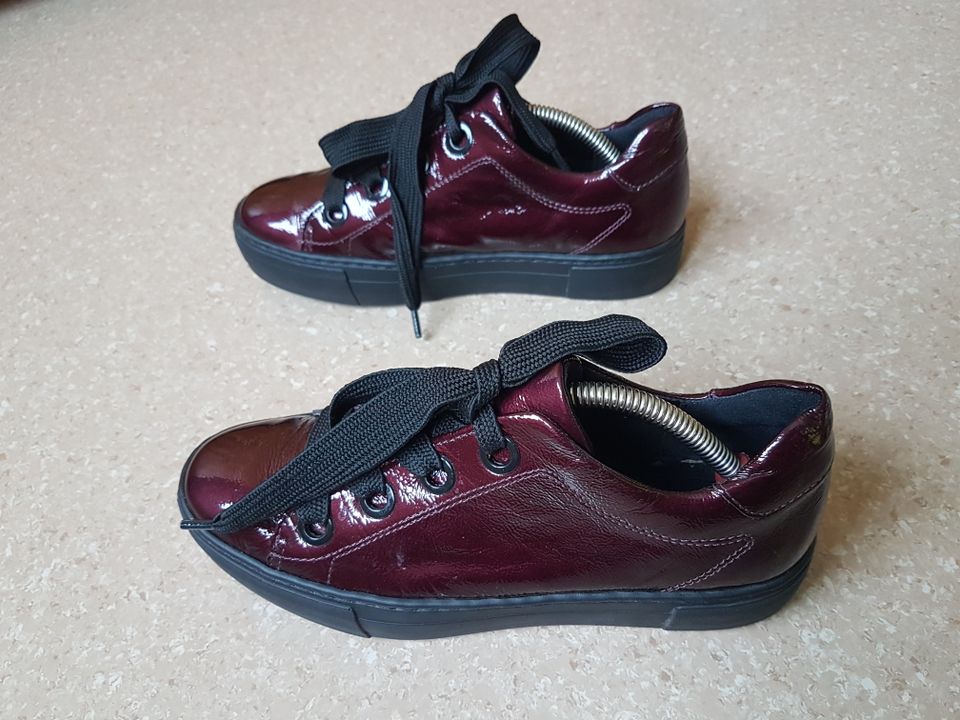 ara- Halbschuhe Damen Gr. 36 bordeaux Lack Echtleder in Jena