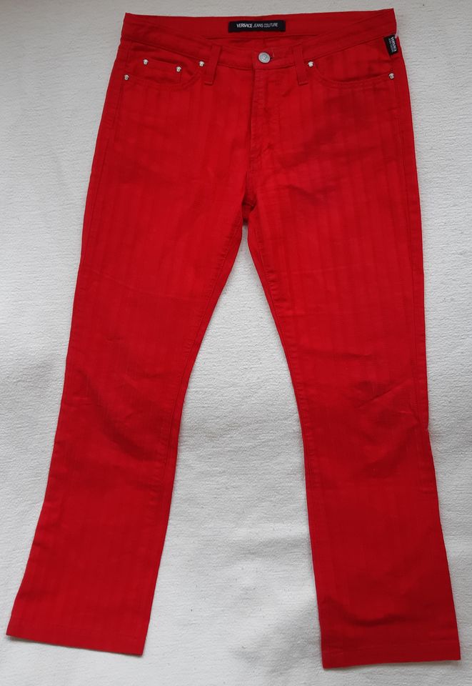 VERSACE JEANS COUTURE rote Hose Jeans Gr. 28 BW Hanf in Jena