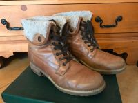 beige gefütterter Leder Stiefelette Damenschuh Lederschuh gr. 38 Hessen - Wölfersheim Vorschau