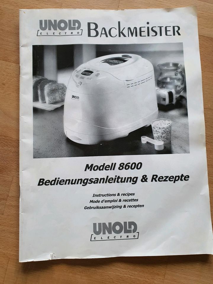 Brotbackautomat von Unold in Trochtelfingen