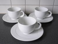 3x Tasse Kaffeetasse + Untertasse SELTMANN WEIDEN - weiß Berlin - Friedenau Vorschau