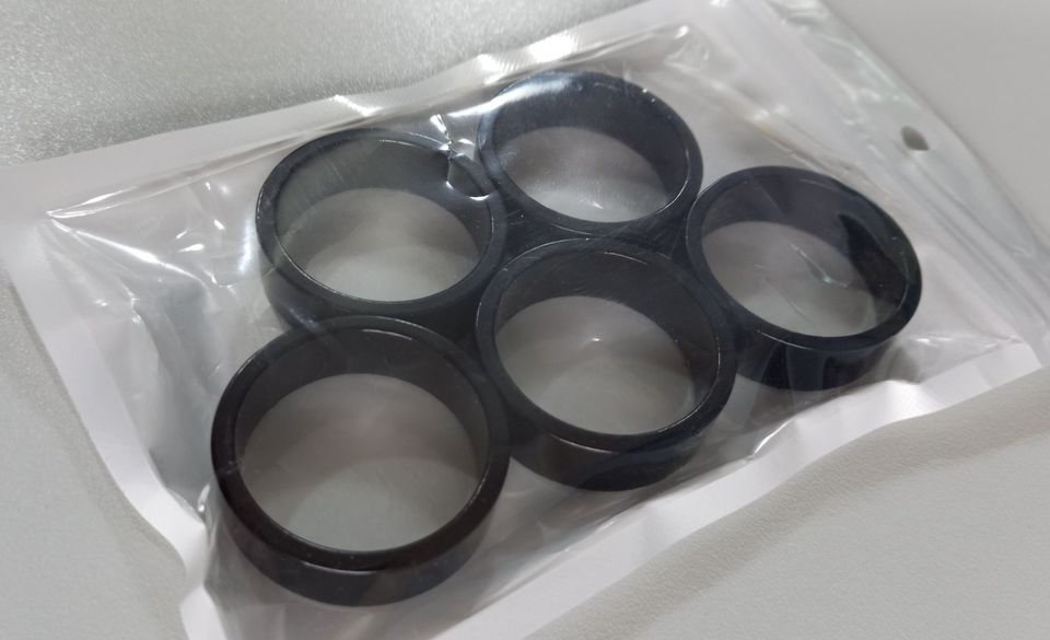 Spacer, Distanzringe, 1 1/8“, 10 mm, Alu, neu in Hespe