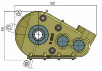 Kratzbodenantrieb hydraulisches Getriebe 3500 Nm 50 mm Ladewagen Baden-Württemberg - Sachsenheim Vorschau