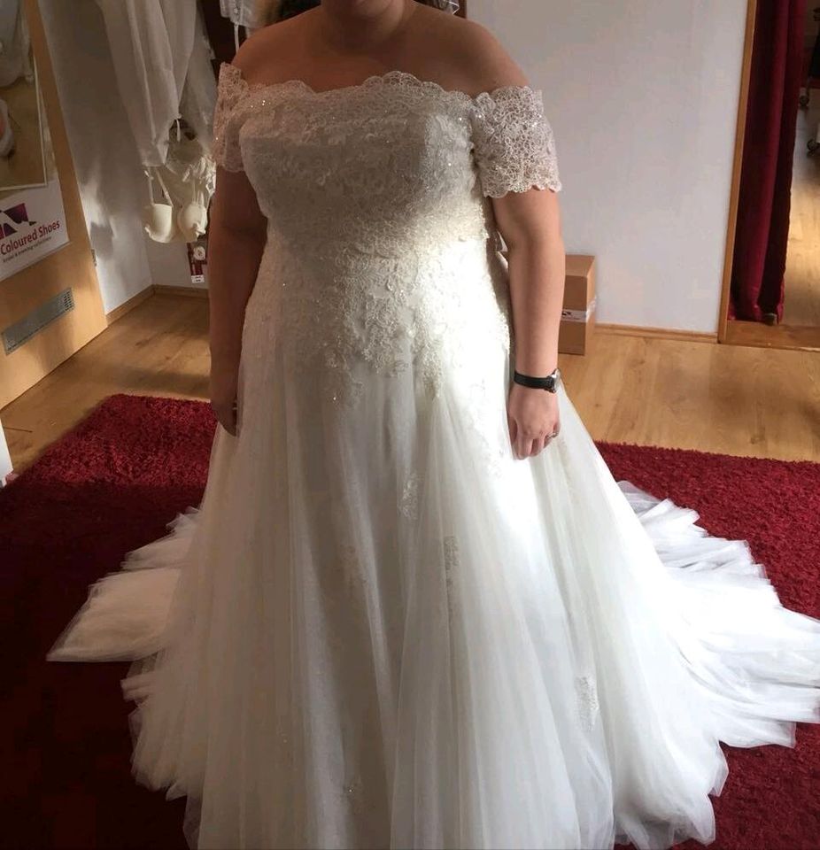 Brautkleid 52-56 Kleid Spitze in Bruchhausen-Vilsen