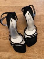 Schwarze Riemchensandalen mit Glitzer 38 Fasching? Bayern - Freising Vorschau