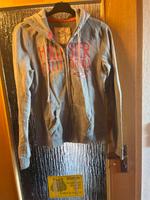 Hollister Sweatjacke M grau pink Niedersachsen - Isernhagen Vorschau