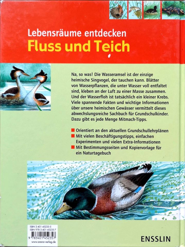 Fluss & Teich: Lebensräume entdecken. Ab 8 Jahren. Sehr gut. in Bad Urach