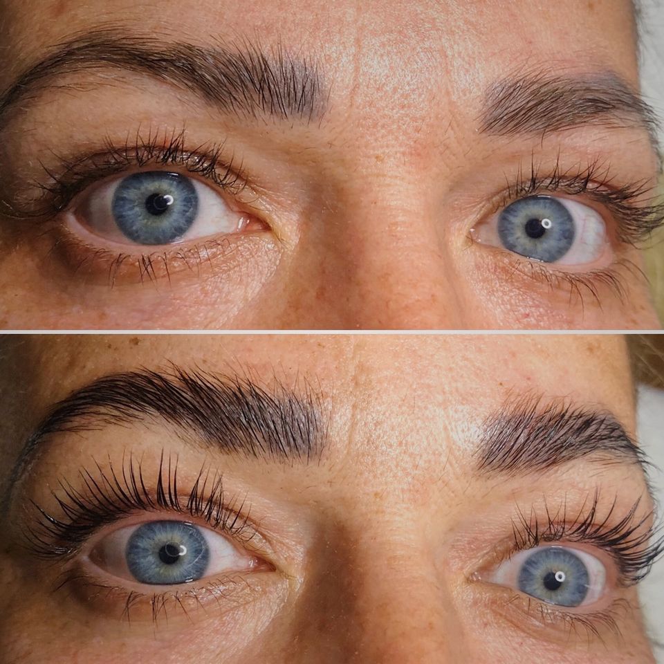 Wimpernlifting inclusive Färben und Keratin in Hamburg