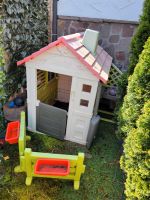 Spielhaus smoby mit Küche, Zaun mit Blumenkästen, Schornstein uvm Hessen - Seligenstadt Vorschau