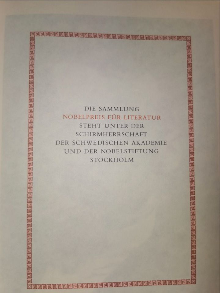 Nobelpreis für Literatur von 1901 bis 1976 unv. WarenGut E-0378JK in Hamburg