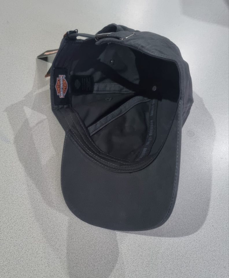 Harley Davidson Skull Basecap für HD Biker grau in Penkun