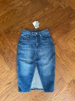 Neu mit Etikett! Jeansrock knielang Stretch Schlitz Sachsen - Markkleeberg Vorschau
